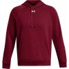 Pánska mikina Under Armour, RIVAL FLEECE HOODIE vínová,biela XL