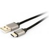 GEMBIRD Kabel CABLEXPERT USB 3.0 AM na Type-C kabel (AM/CM), 1,8m, opletený, černý, blister CCB-mUSB2B-AMCM-6