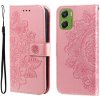 VSETKONAMOBIL 124950 ART MANDALA Peňaženkový kryt pre Motorola Moto G06 / G06 Power ružový