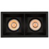 ACB E3984102NDT Zapustené svietidlo MOVE LED COB 2x12W, 3000K, 2520lm, CRI90, IP44/IP20, Dim.Triac, čierna