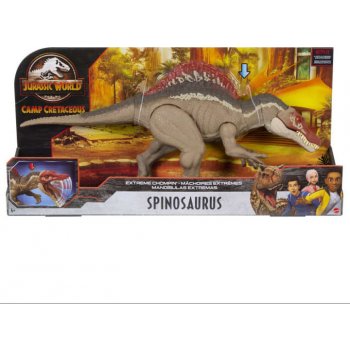 MATTEL Jurský svět: Křídový kemp Spinosaurus 55cm