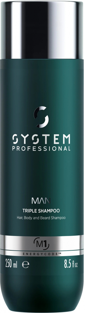 System Professional Man Triple Shampoo šampón 250 ml