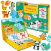 Smily Play Magnetická skladačka Zvieratká Puzzle 53 dielikov SP84507