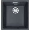 Franke Sirius SID 110-34, 365x440 mm, tectonitový drez, čierny 125.0363.785