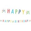 Amscan Banner Happy Birthday Cestná premávka