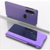 Knižkové puzdro Electroplating Mirror na Motorola Moto G8 Power - fialovomodrá