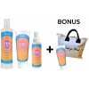 AKCIA FA010: Fanola FANBEACH - Hair&Body Shampoo, 350 ml, Hydrating Mask, 250 ml, Protective Oil, 100 ml + Hydrating Mask, 250 ml + plážová taška