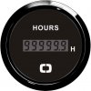 OSCULATI Digitálne počítadlo hodín čierna/čierna Variant: Digitálny tachometer, čierny/leštený Digital hour counter black/black
