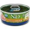 FARMINA N&D Cat Natural Chicken - mokré krmivo pro kočky - 140 g