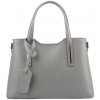 NovaKabelka.sk Isidora Cenere Piccola kožená talianska kabelka sivá