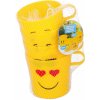 Detské plastové hrnčeky úsmevy 4 ks 250ml