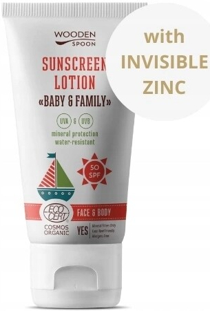 Wooden Spoon opaľovací krém Baby & Family SPF50 50 ml