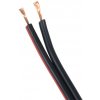 !!!Cabletech dvojlinka 2 x 0,16mm² čierna 1 m