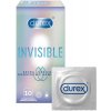 Durex Invisible Extra Lubricated kondómy 10ks