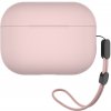 Blueo - Liquid Silicone ochranné puzdro pre AirPods Pro 2 - pieskovo ružové