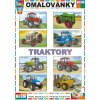 Omaľovánky Bestr A4 Traktory