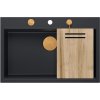 Quadron Marc drez graniteq 76x50 cm čierna HQM7650U7_PVDC1