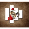 Malý Santa Claus - 4dielny 80x90cm