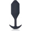 b-Vibe Snug Plug 5 análny kolík vibračné black 16 3 cm