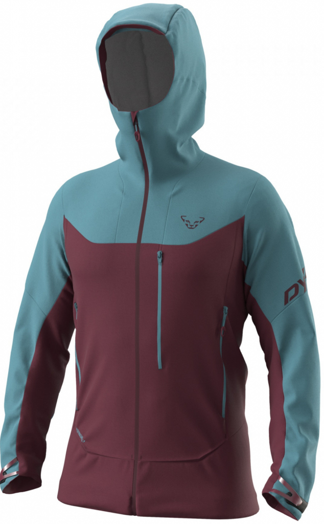 Dynafit Radical softshell Jkt modrá/červená