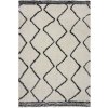 Flair Rugs , Kusový koberec Melilla Riad Berber Ivory, 120x170, biela, obývacia izba