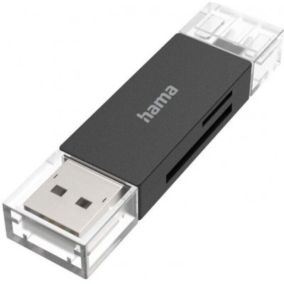 Hama Usb-Kaartlezer Otg Usb-A + Usb-C Usb 3.2 Sd/Microsd