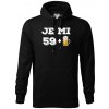 Je mi 60 pivo - Mikina pánska Cape s kapucňou - M ( Čierna )