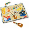 Melissa & Doug Drevené puzzle so zvukmi - hudobné nástroje