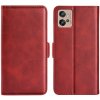 PROTEMIO 50649 SIDE Peňaženkové puzdro pre Motorola Moto G32 červené