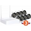 Tenda K8W-3TC - bezdrôtový Wi-Fi kamerový set 2K (3MP), NVR + 8x IP kamera s LED, CZ aplikácia (75011983)