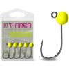 Delphin Jigová Hlavička T-AREA BL Wolframový Jig Fluo Žltý 5 ks - #4 / 1,5 g / 5,5 mm