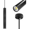 Interlook CTD-L40CM závesné svietidlo | Čierna závesná lampa | Moderné stropné svietidlo | Dekoratívne osvetlenie