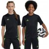 adidas teamwear detský futbalový dres adidas Tabela 23 čierno limetkový JJ1155