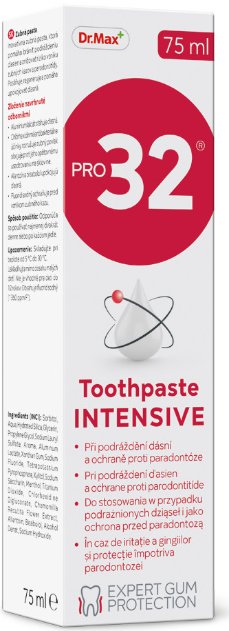 Dr.Max PRO32 Toothpaste Intensive zubná pasta 75 ml od 2,19 € - Heureka.sk