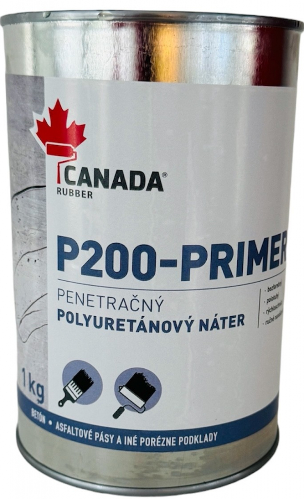 Canada Rubber P200-PRIMER penetračný polyuretánový náter hmotnosť: 1kg