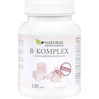 Natural Medicaments B-komplex s piv.kvas. 120 tabliet