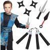 Súprava Ninja: Kunai, hviezda, sai, nunčaky Kostým