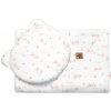 Mušelínová sada GOOSE Teddy 30x35cm, 70x100cm, 2D, Baby Nellys, bílá, Husičky (87199801)