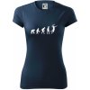 Evolúcia volejbal smeč - Dámske Fantasy športové (dresovina) - 2XL ( Tmavomodrá (veľmi tmavá - skoro čierna) )