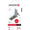 SWISSTEN Sieťový adaptér smart IC, CE 2x USB 3 A power čierny, 22031000