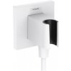 Hansgrohe Fixfit pripojka hadice E s držiakom sprchy matná biela 26889700