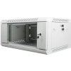 Lanberg Nástenný rack 19'' 4U 600X450mm sivý flat pack WF01-6404-10S