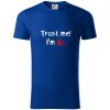 Trust me I´m Bc. / Ver mi som Bc. - Tričko z organickej bavlny - 2XL ( Kráľovská modrá )