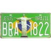 Retro tabuľa ŠPZ Brazil 30x15cm (Dekorácia na retro štýl, materiál plech)