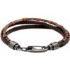 Pánsky kožený náramok Unique & Co. B461DB