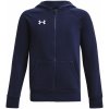 Under Armour Rival Fleece Fz Hoodie K 1379794-410 modrá