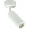 SPECTRUM - MADARA SLIM stropné/nástenné bodové svietidlo GU11/MR11 IP20 Ø36x95x165mm 250V - Biele / s ON/OFF spínačom