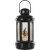 LED dekorácia – vianočný lampáš so Santom, 20 cm, 3x AAA, teplá biela, časovač DCLW20