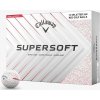 Callaway Supersoft 2025 White Splatter 360 Red 12 Golfové lopty