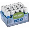 EXTOL ENERGY Batéria zink-chloridová LR6 1,5V AA 20ks 42003